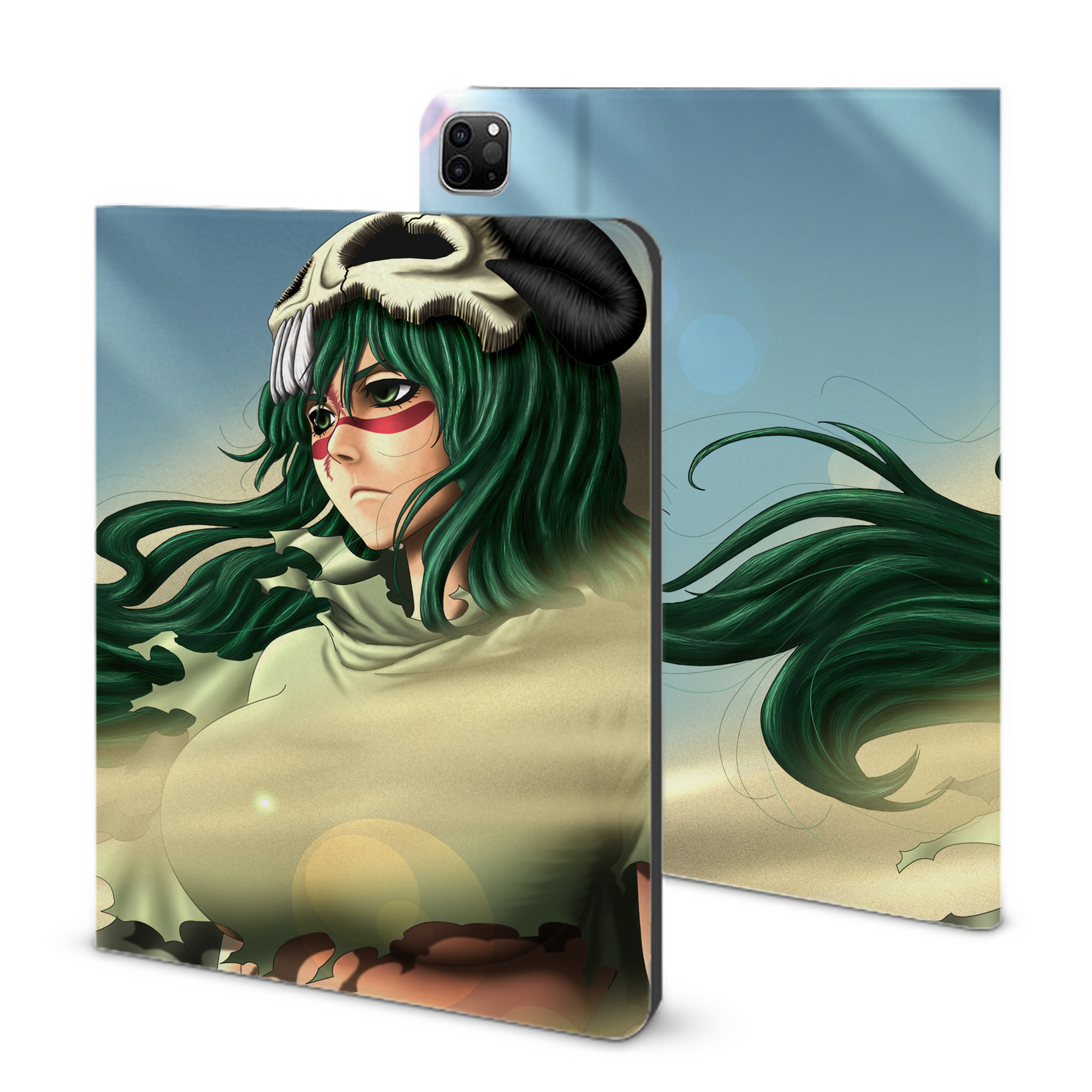 （画像用） ブリーチ BLEACH IPad ケース ブック型 PUレザー TPU 耐衝撃 軽量 薄型 ペン収納なし 全面保護 IPad 各モデル対応